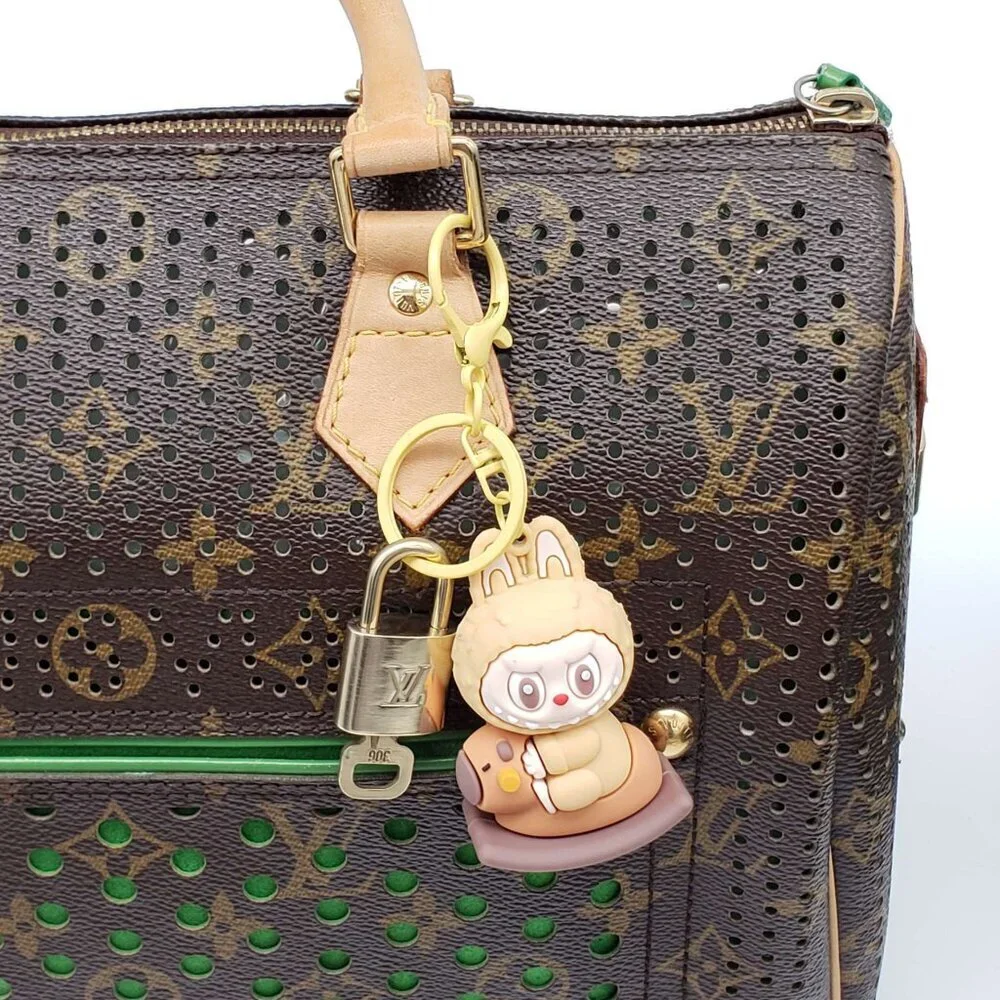 Authentic Louis Vuitton Lock & Key with Labubu Keychain, Keycharm - Picture 10 of 10